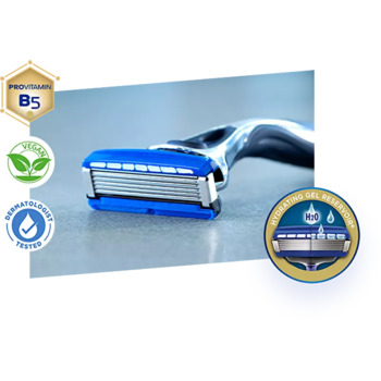 Holiaci strojček + 1 náhradná hlavica Hydro 5 Skin Protection